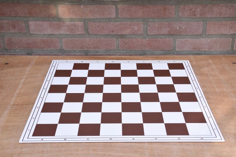 Plastic Chess Boards No: 6, standaard, opklapbaar